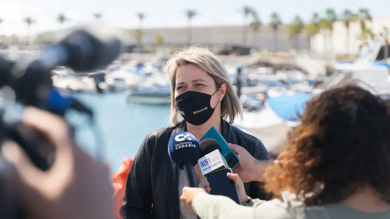 Alicia Vanoostende, consejera canaria de Agricultura, Ganader&iacute;a y Pesca