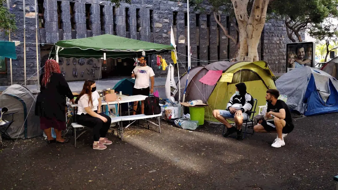 Acampada reinvindicativa Presidencia