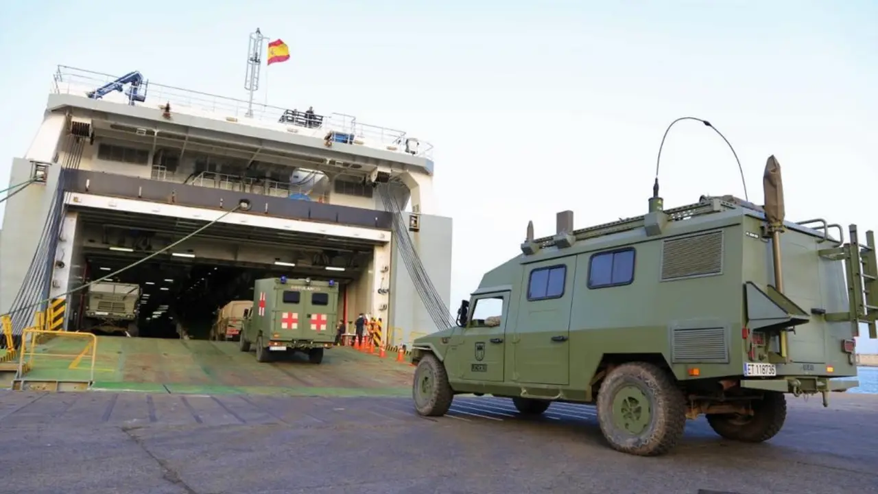 Embarque brigada canarias 2