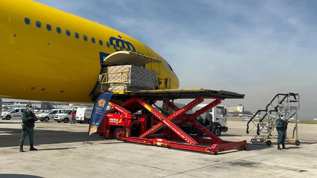 Avi&oacute;n Correos Cargo-Ayuda a Ucrania_Fotor