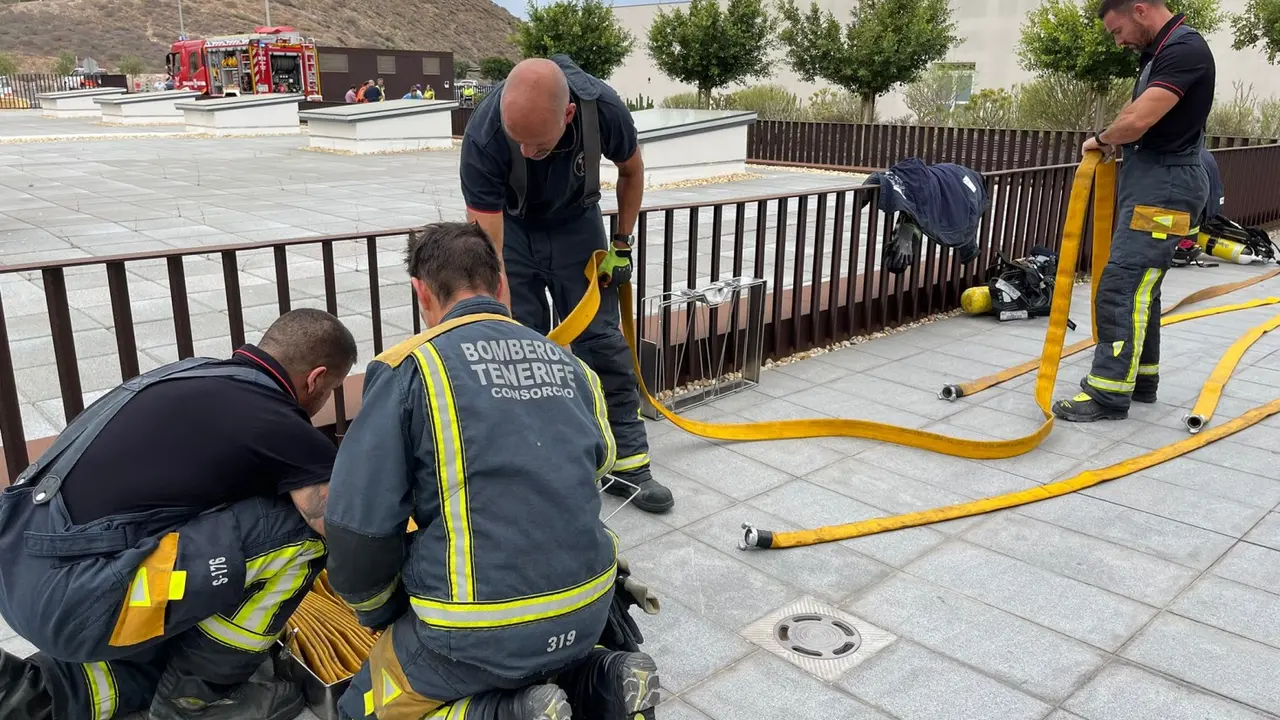 Hospital bomberos simulacro 2