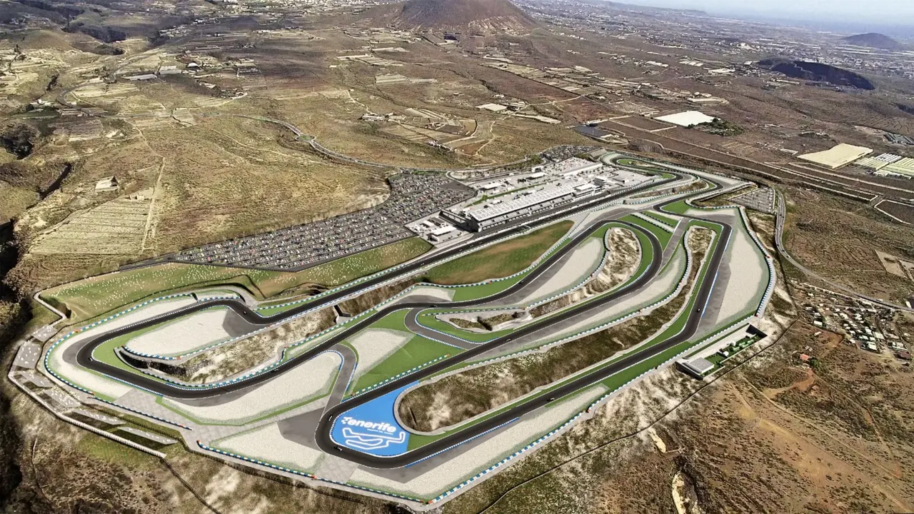 Infograf&iacute;a Circuito Motor Tenerife