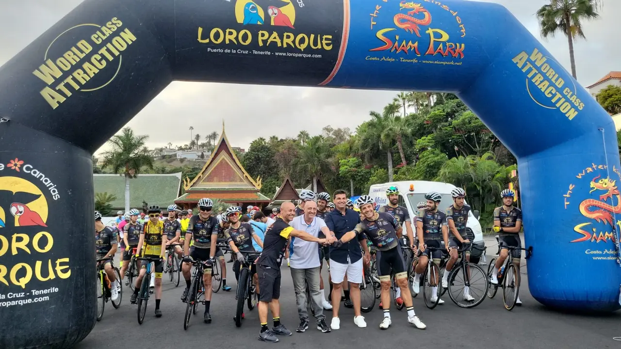 La XIV Cicloturista Loro Parque Siam Park, un ep&iacute;logo de temporada memorable (2)