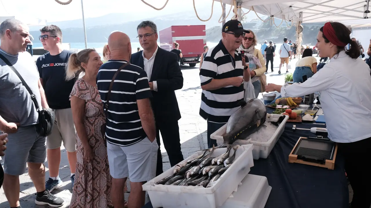 Feria productos del mar. Km 0. Puerto de la Cruz