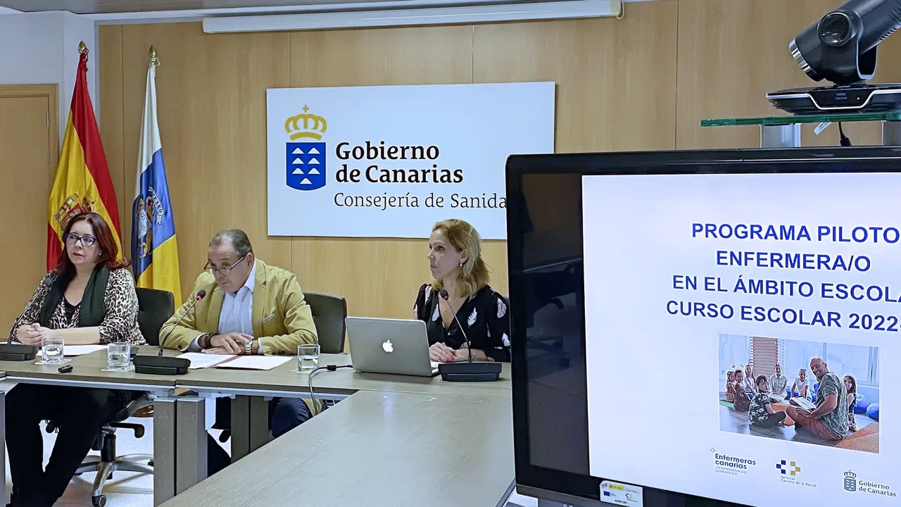 Enfermeras en los colegios Un momento de la presentaci&oacute;n(1)