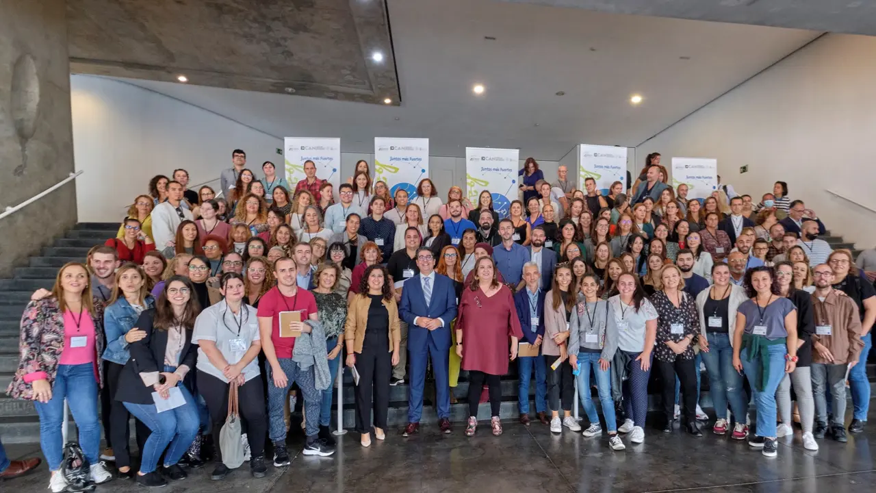 Recinto Ferial Apertura jornada de clausura Barrios por el Empleo. Asiste Carmen Luz Baso y Pedro Mart&iacute;n