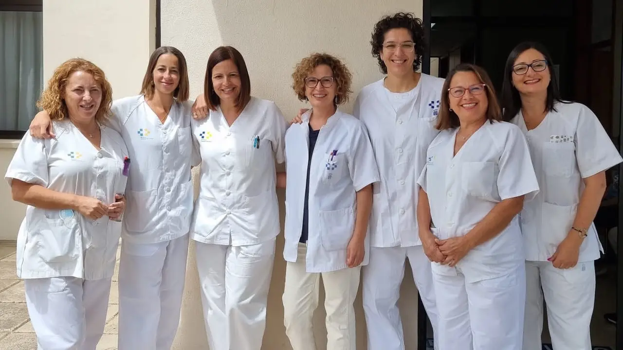 Profesionales de CMA del Centro de Salud de La Vera