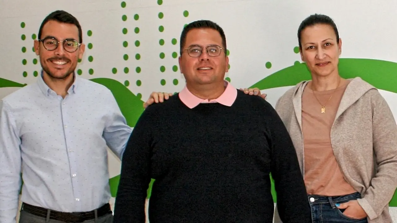 Nauzet Fari&ntilde;a (centro), junto a Janet Aguiar (n&ordm;2) y Jorge ALayon (n&ordf;3)(1)