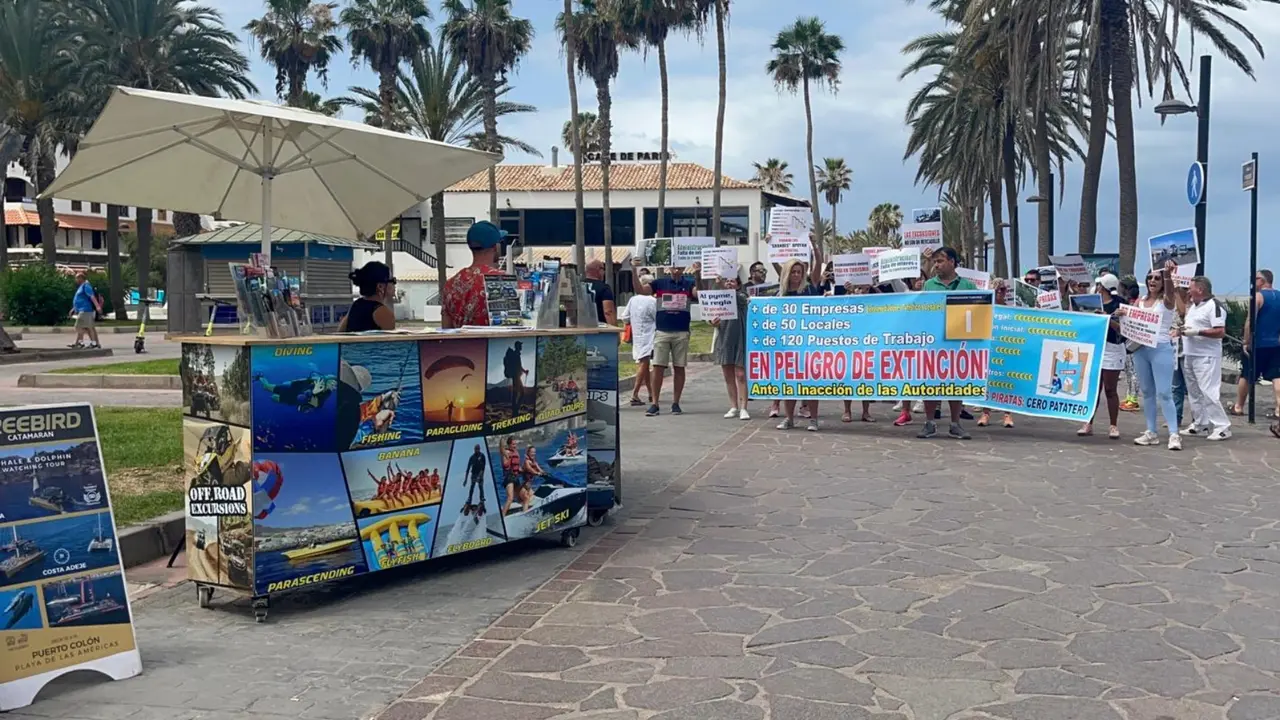 Kiosco de venta de excursiones