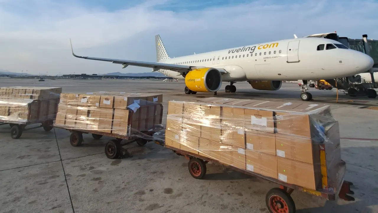 Vueling descarga material solidario(1)