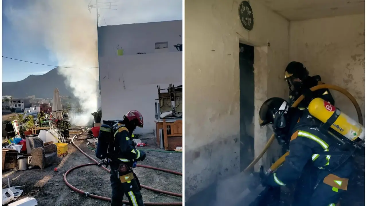 Incendio Arona