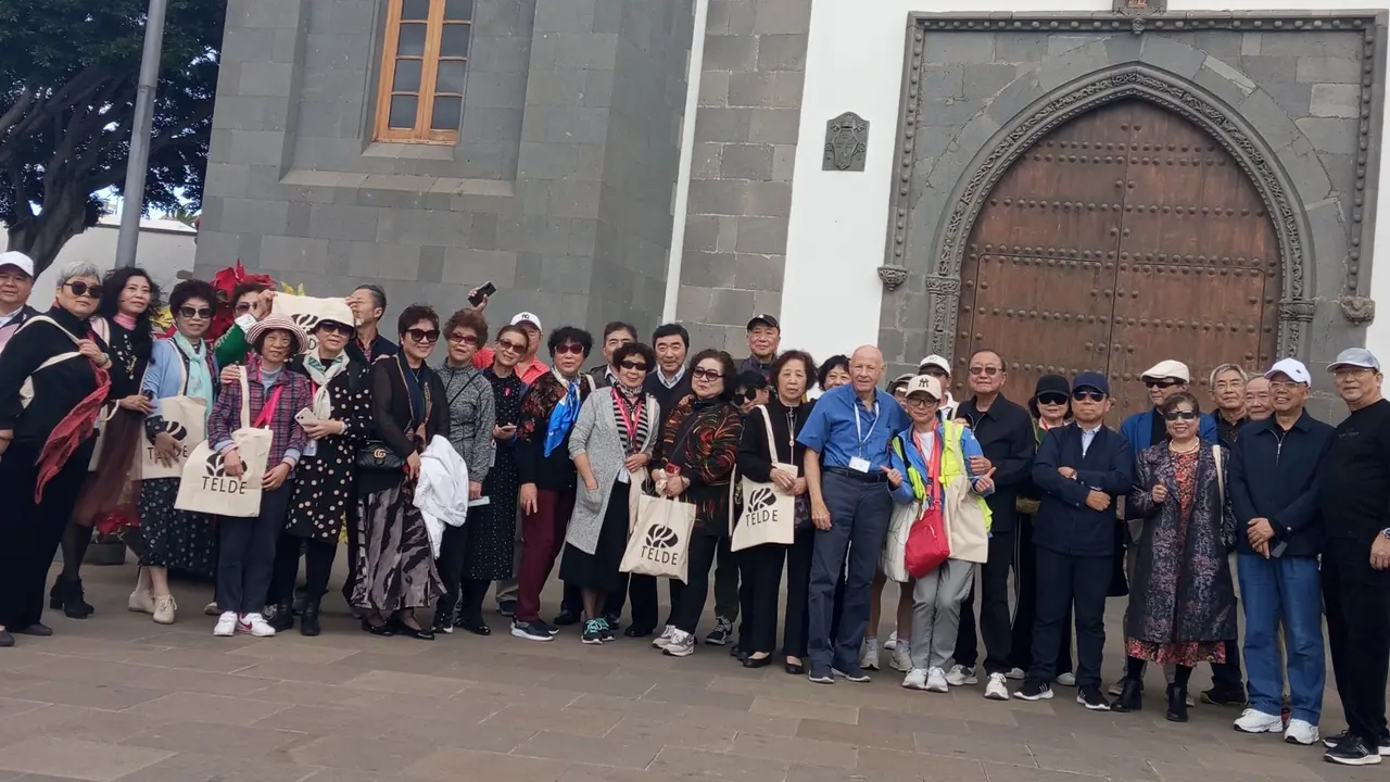 Turistas chinos en Telde