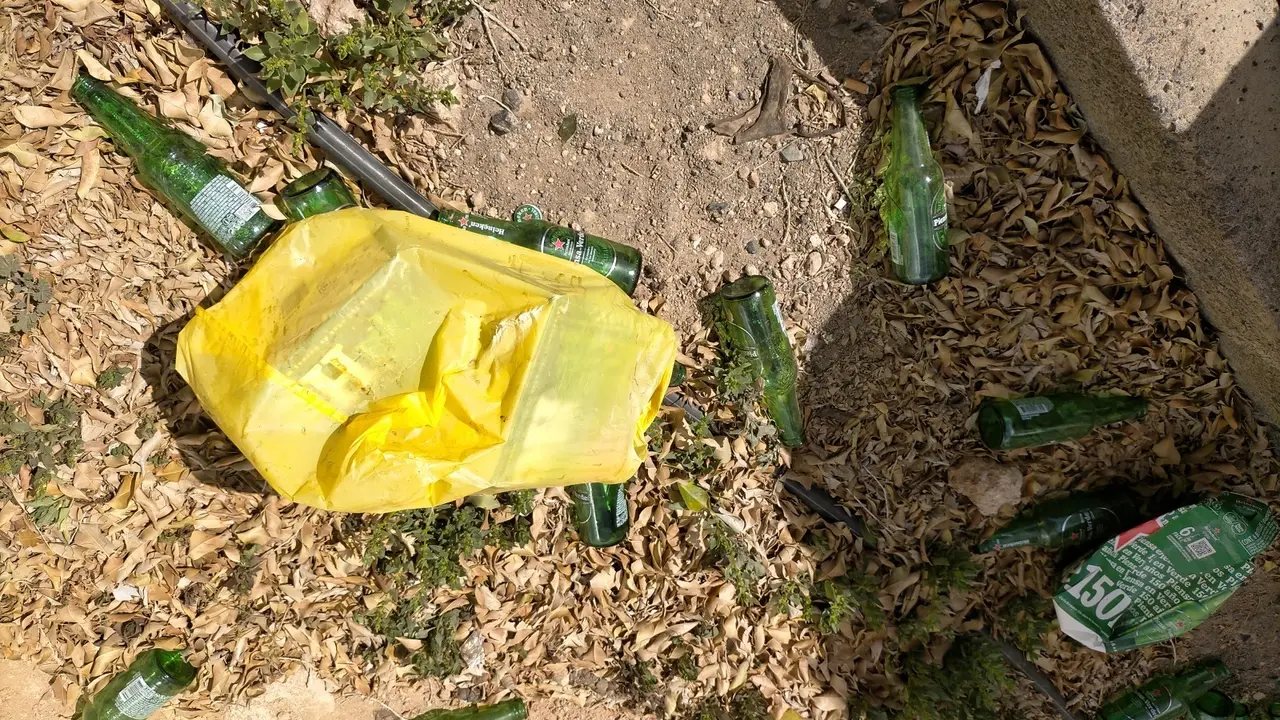 Botellas basura El Fraile