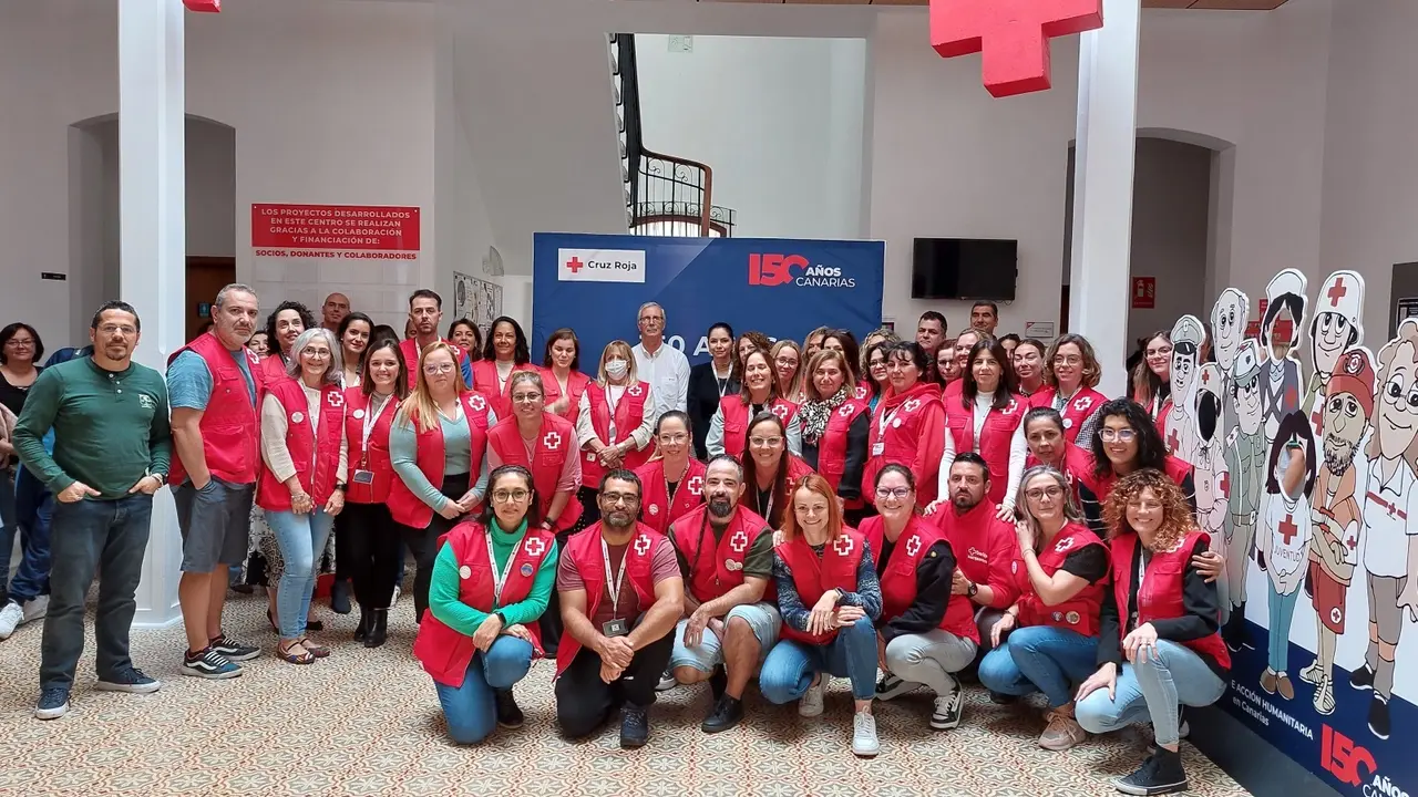 Cruz Roja Lectura Manifiesto en Tenerife