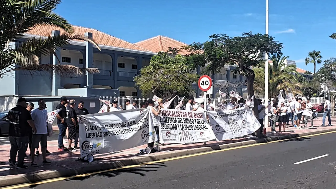 Sindicalestas de Base Hotel Labranda costa adeje