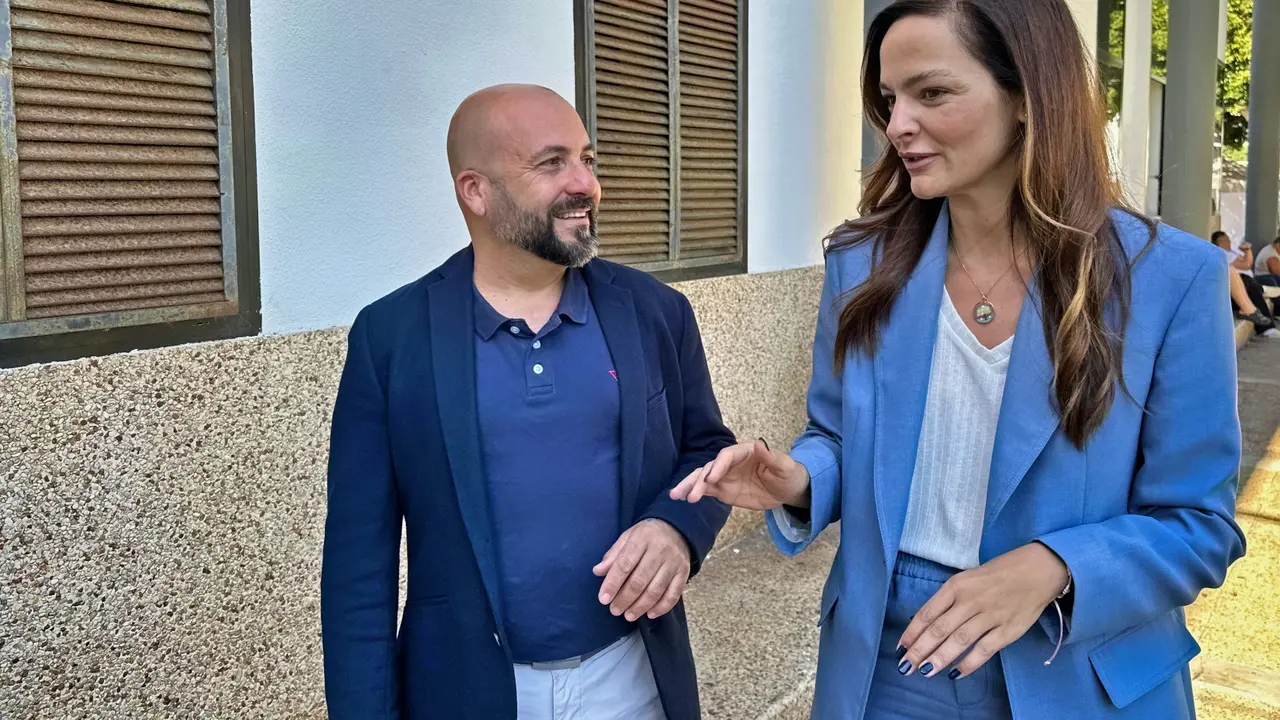 F&aacute;tima Lemes y Rubens Delgado Arona