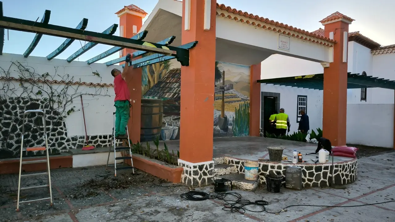 obra p&eacute;rgola arico