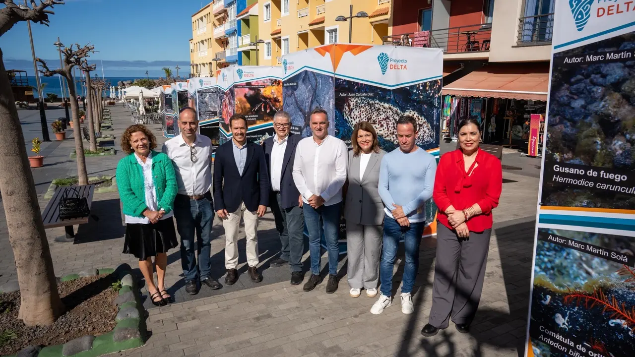 De izquierda a derecha- Beatriz P&aacute;ez, H&eacute;ctor Izquierdo, Mariano Hern&aacute;ndez, Joaqu&iacute;n Hern&aacute;ndez, David Ruiz, Antonia Acosta, Yordan Mart&iacute;n y Elizabeth S&aacute;nchez