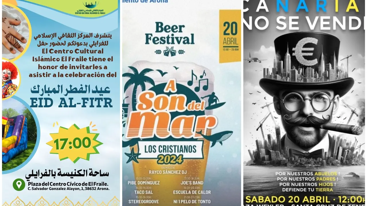 Collage eventos en abril