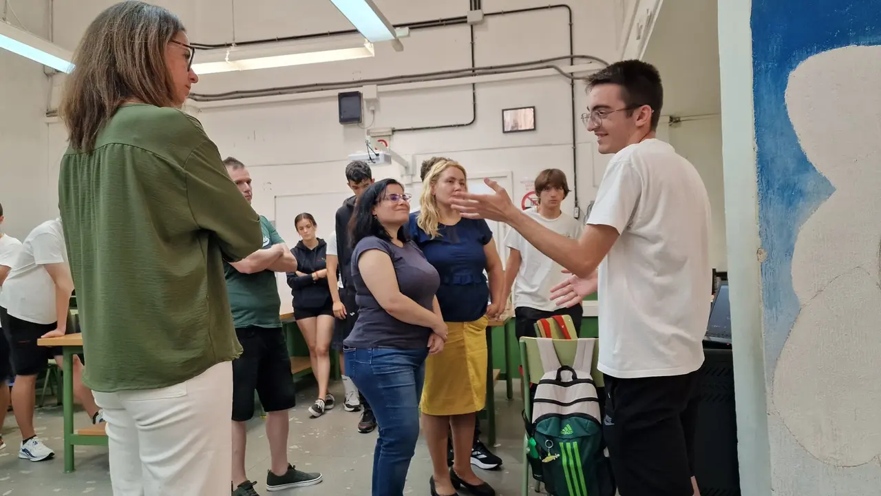 visita al ies santa ana