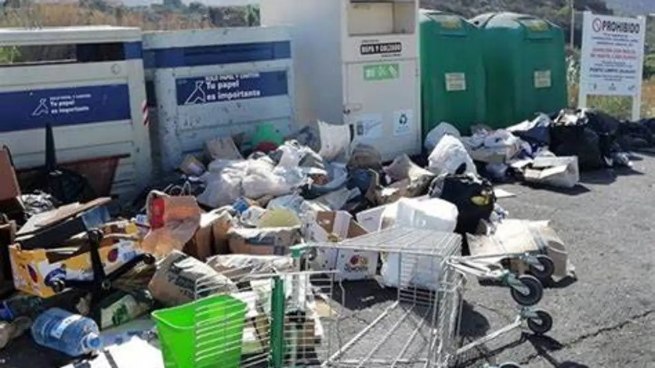 La recogida de basura en G&uuml;&iacute;mar lleva a&ntilde;os siendo un gran problema