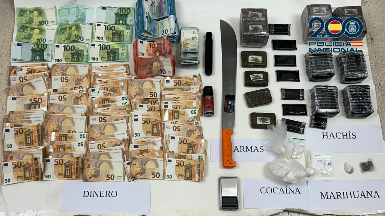 Drogas restaurante Arona Foto efectos intervenidos