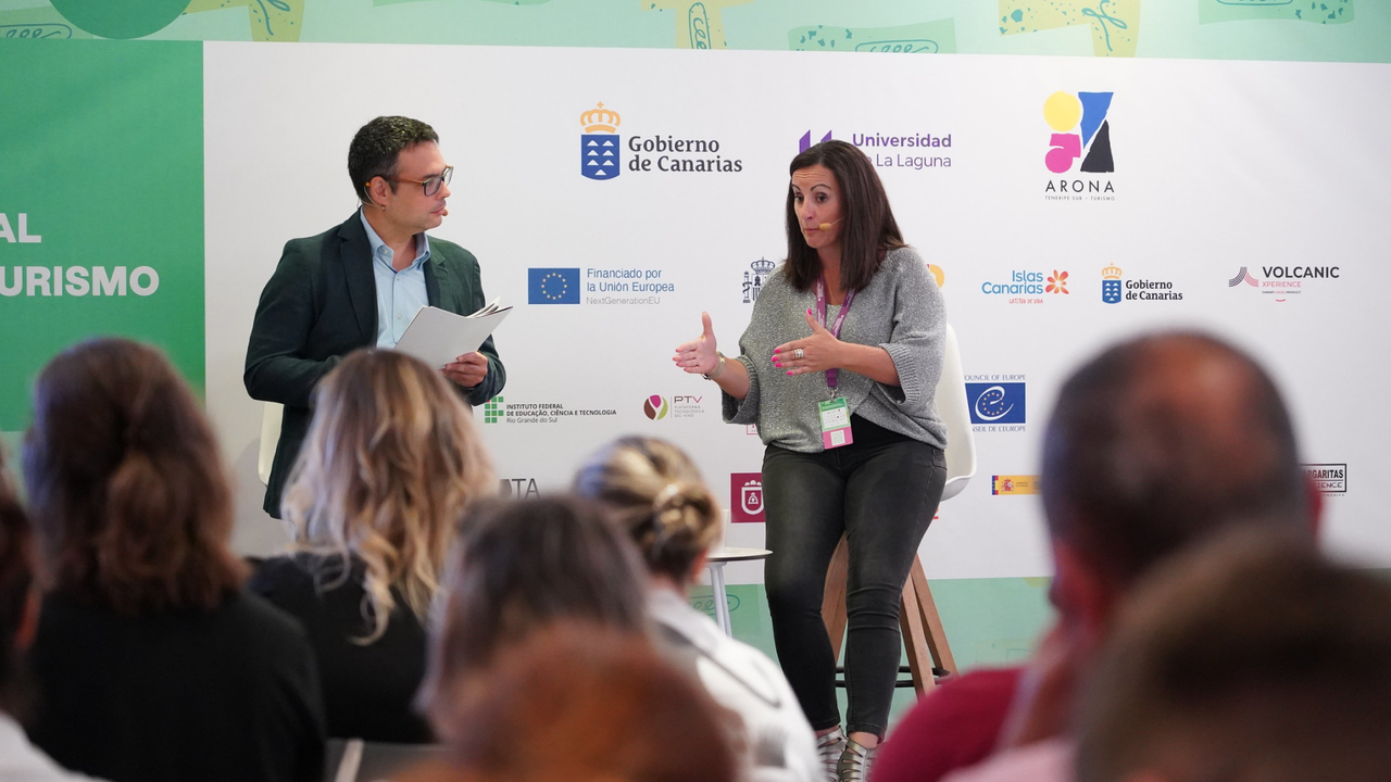 La representante de Iter Vitis en Portugal clausura el 9&ordm; Encuentro Internacional de AgroEnoturismo de Canarias