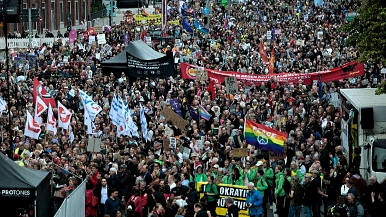 Protestas por la subida de la Ultraderecha