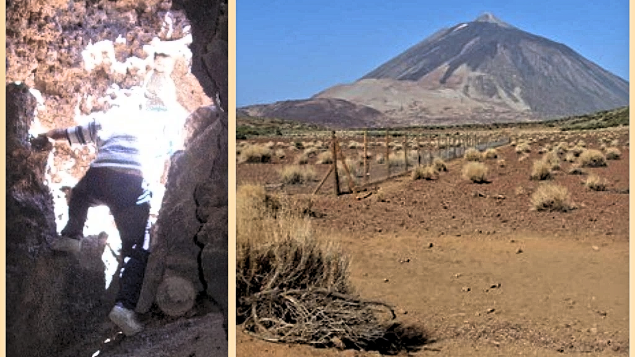 doble foto de la zona el Bucio de Maja