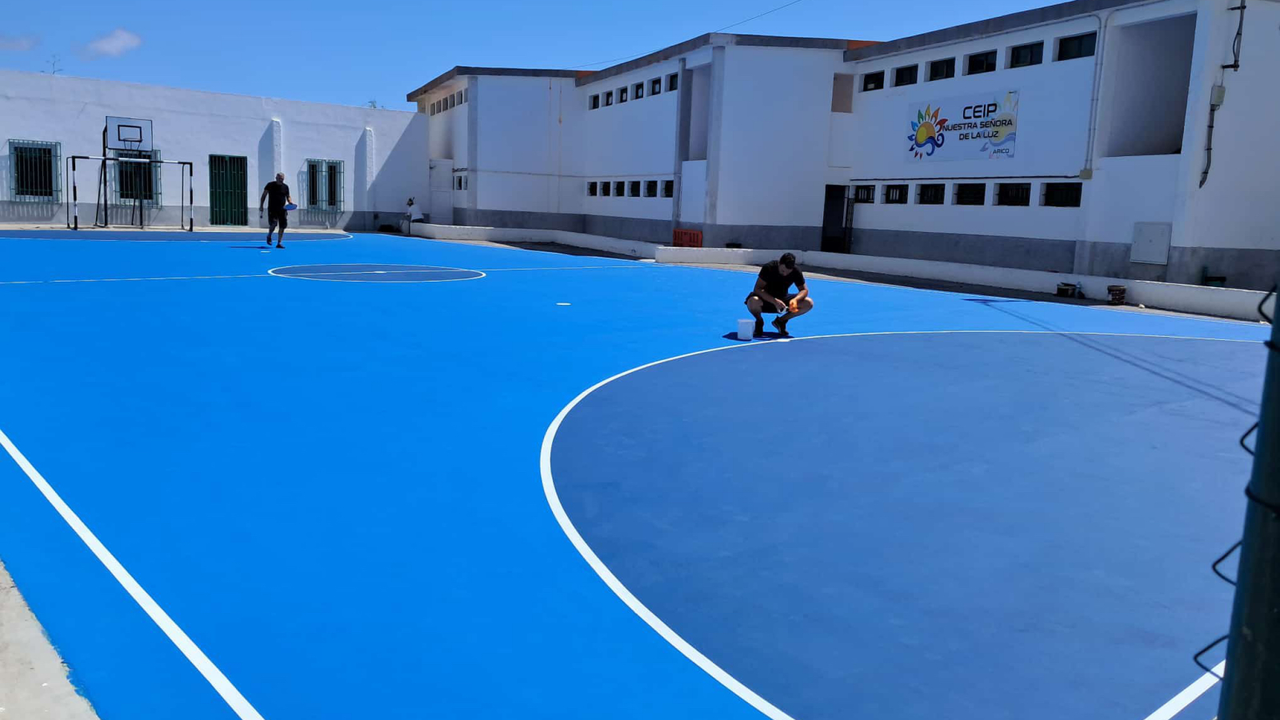 obras RAM colegio arico viejo