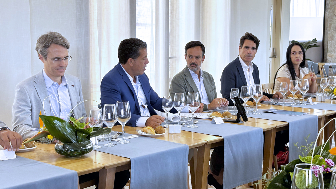 El vicepresidente del Cabildo de Tenerife, Lope Afonso, asiste a la reuni&oacute;n de la Junta Directiva del CEST(1)