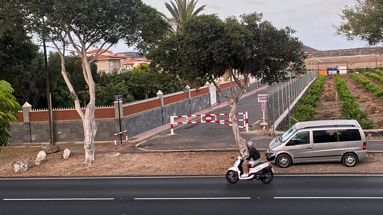 Calles cerradas en Las Rozas Arona_2046