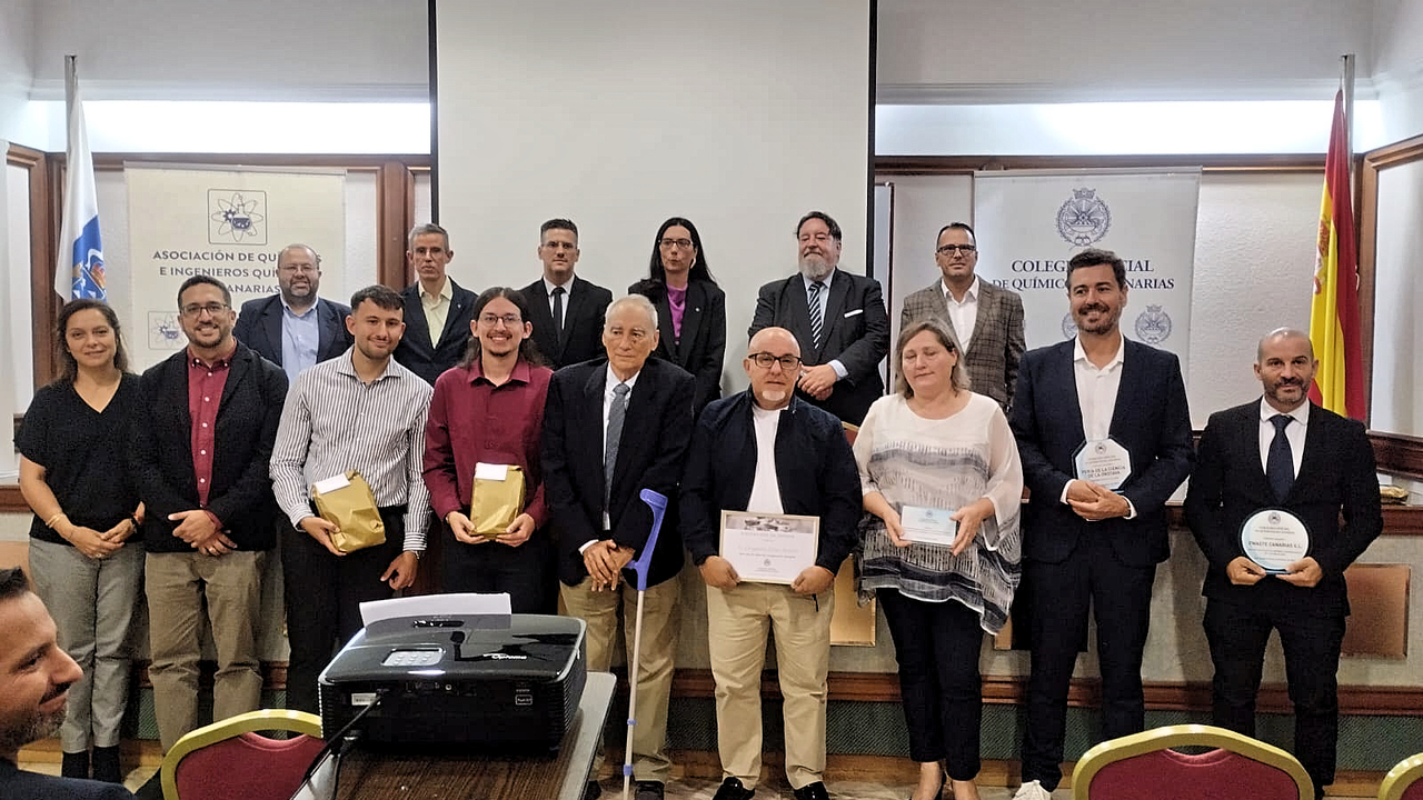 Qu&iacute;micos Foto de familia de los galardonados(1)