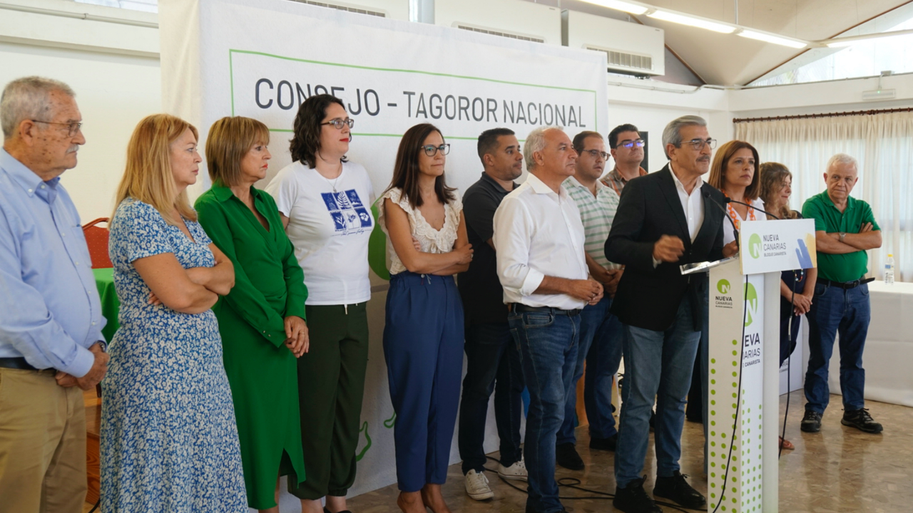 Nueva Canarias Rueda de prensa tras en Consejo Pol&iacute;tico Nacional del 9 de noviembre