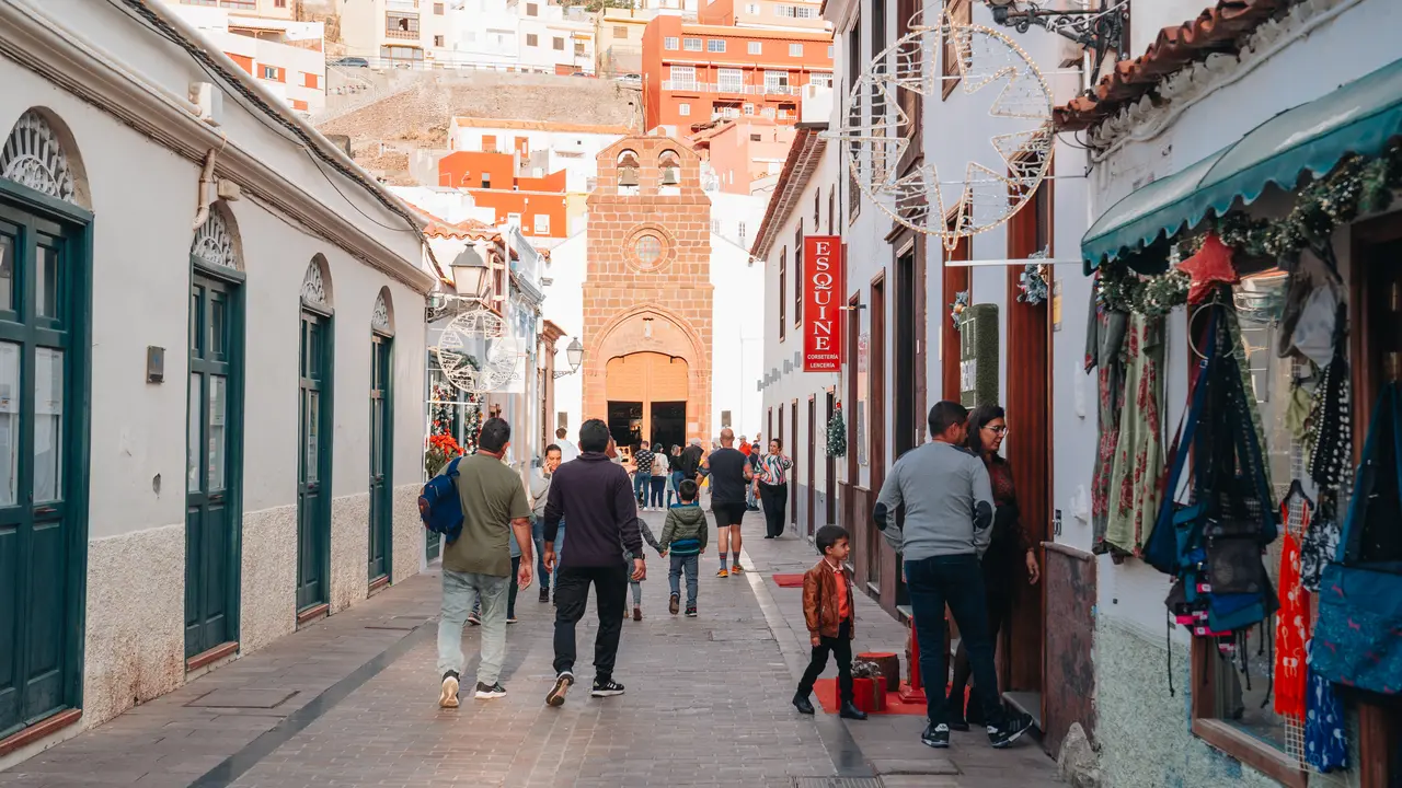 Zona comercial de San Sebasti&aacute;n de La Gomera