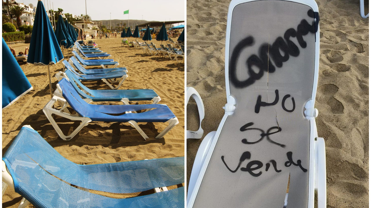 Vandalismo playas de Arona