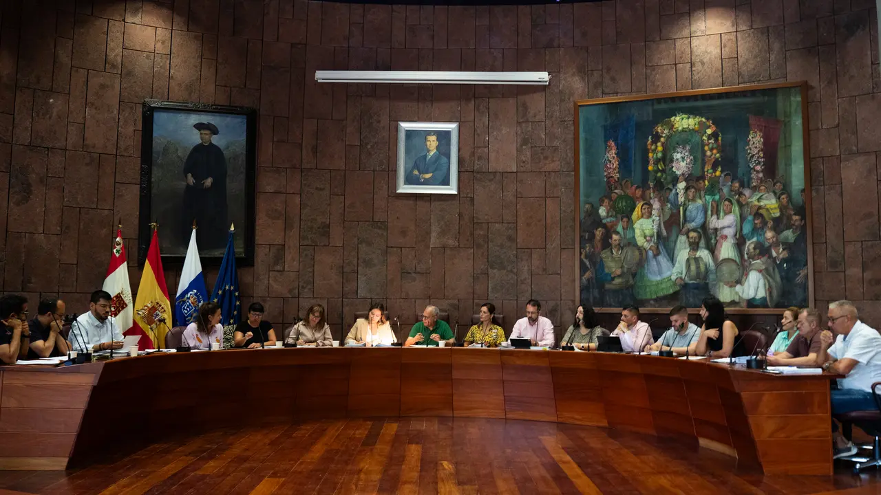Pleno del Cabildo de La Gomera celebrado este lunes