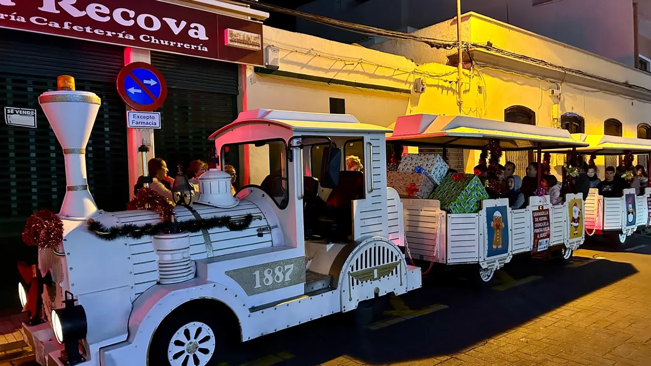 Tren tur&iacute;stico de Granadilla de Abona para Navidad