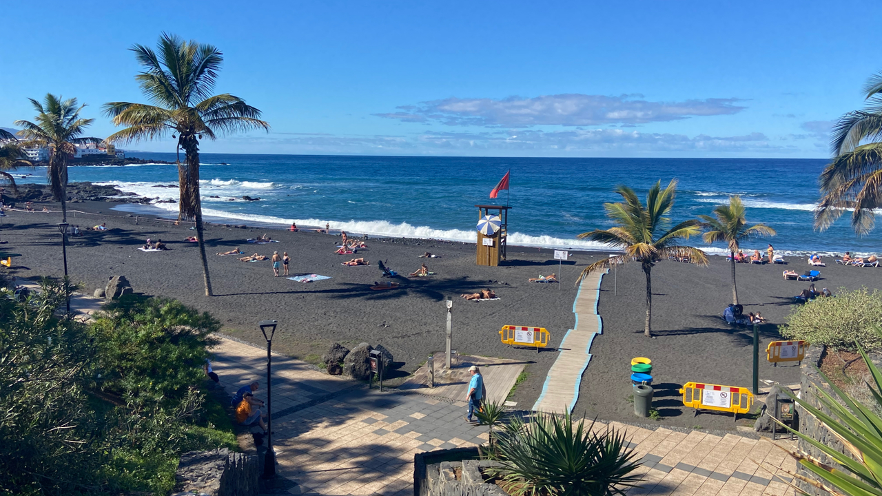 Playa Jard&iacute;n Puerto de la Cruz. Foto Esteban P&eacute;rez