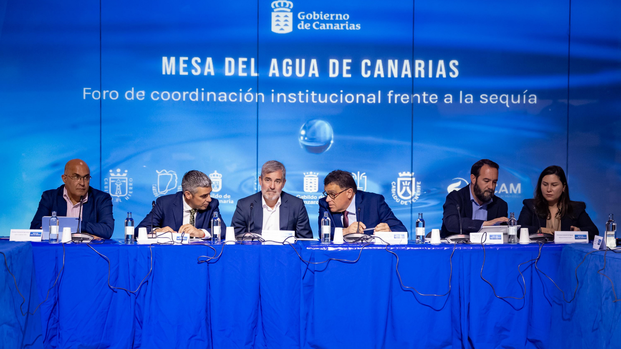 Mesa del Agua Gobierno de Canarias y Cabildos insulares