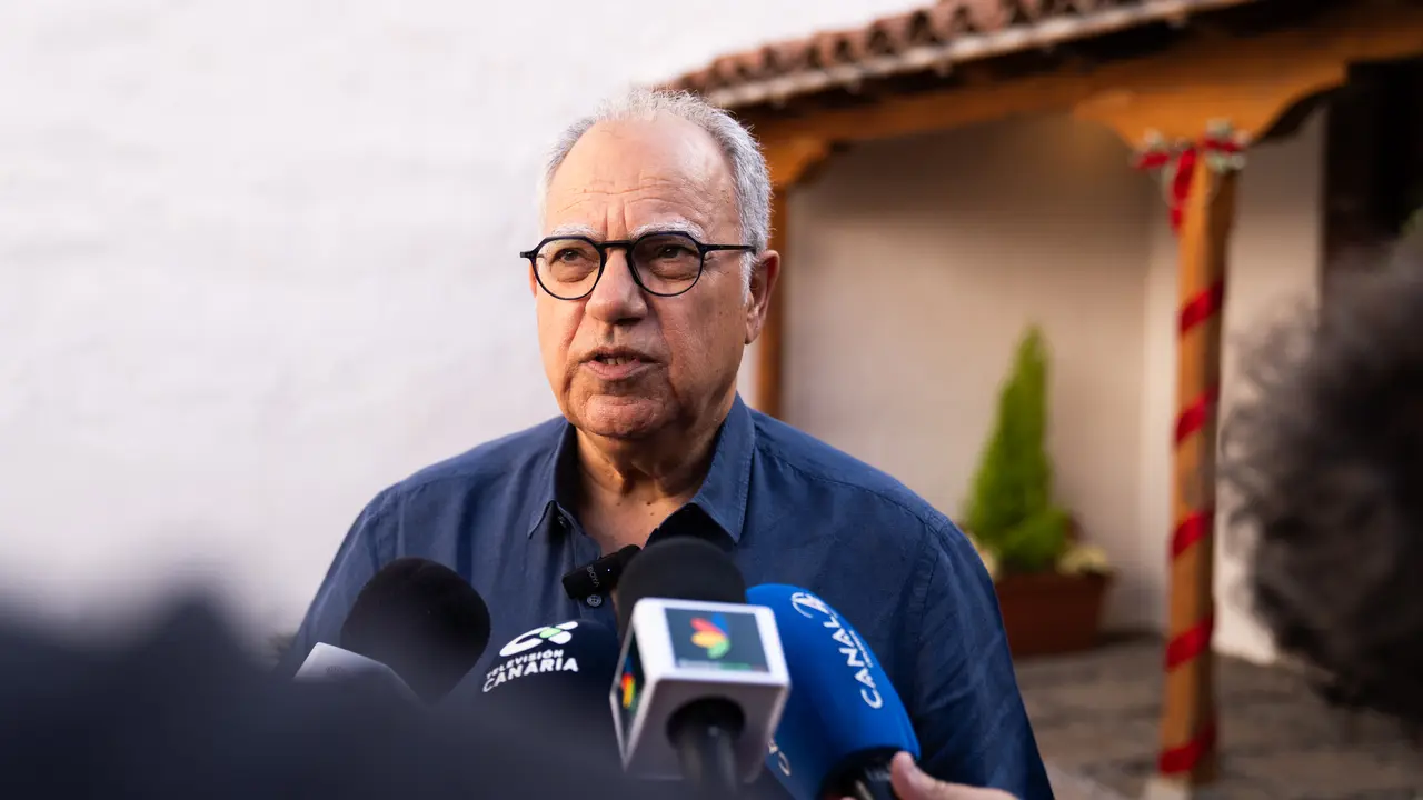 Casimiro Curbelo, presidente del Cabildo de La Gomera