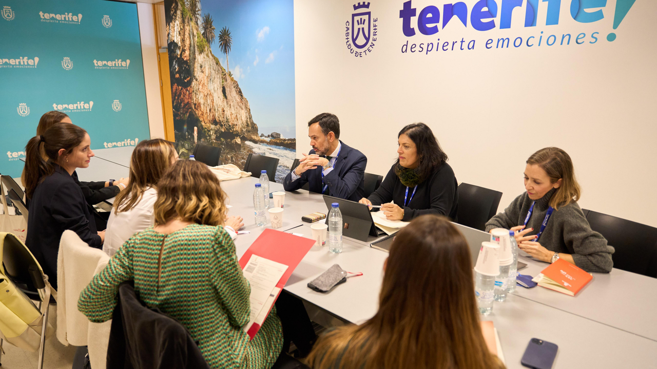 Reuni&oacute;n de Turismo de Tenerife en Fitur(1)