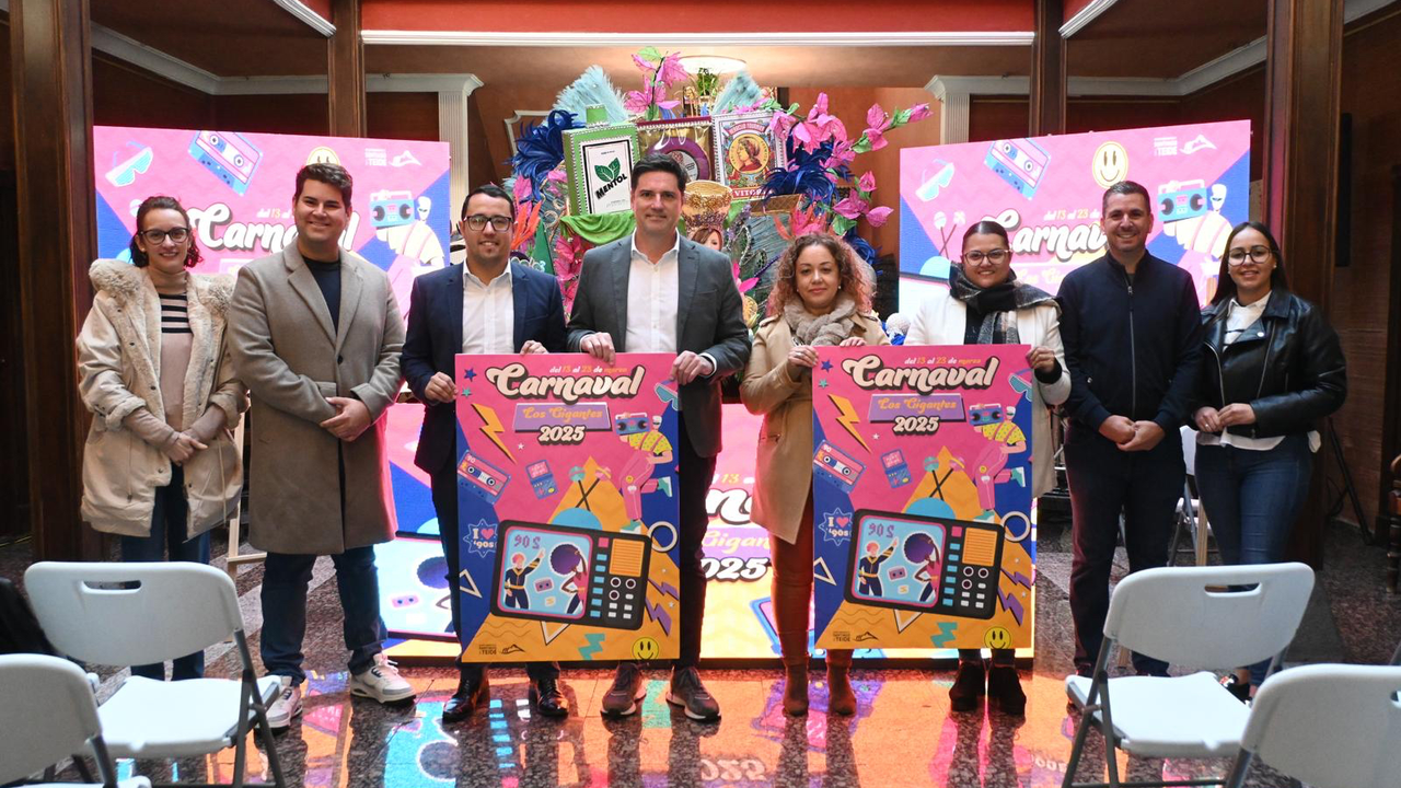 Foto presentaci&oacute;n Carnaval de Los Gigantes 2025