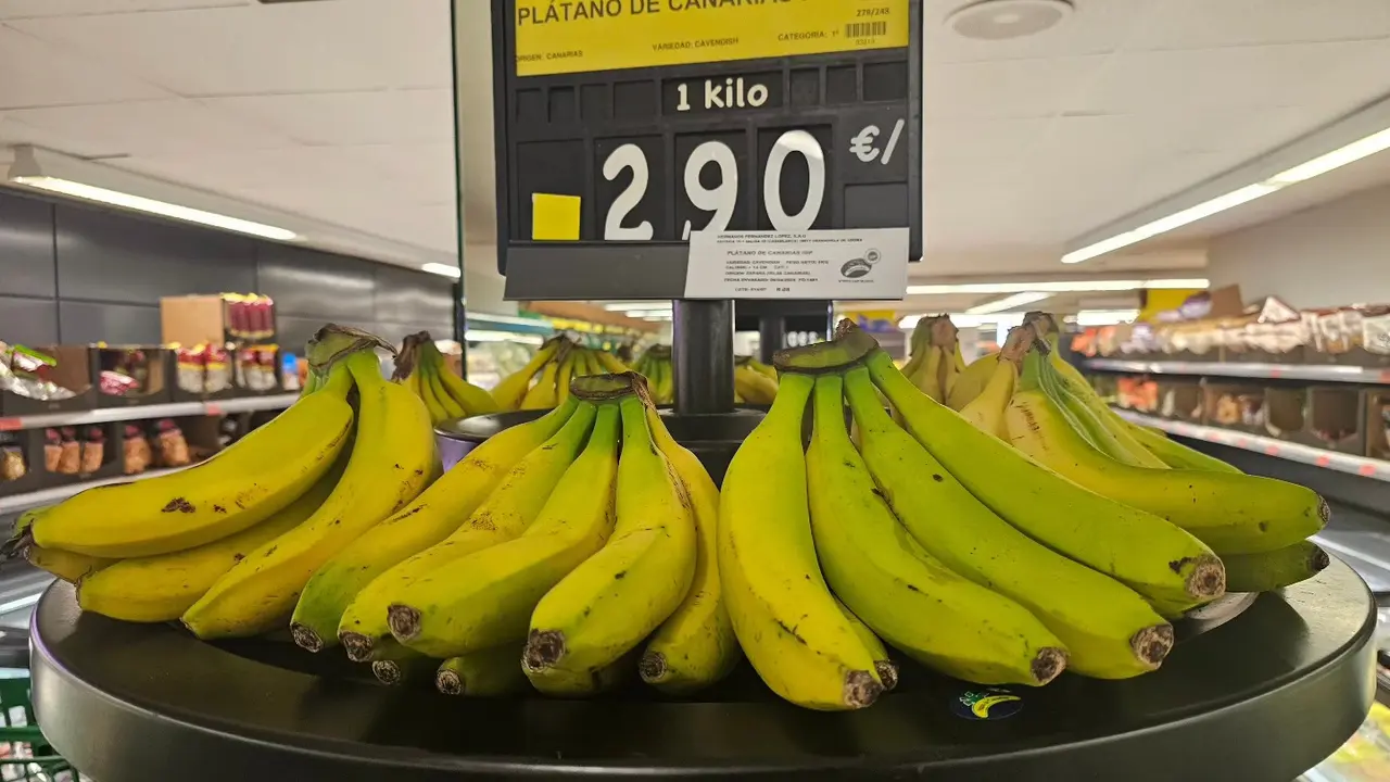 Mercadona no tiene repasos en vender los pl&aacute;tanos a ese precio. / Norchi