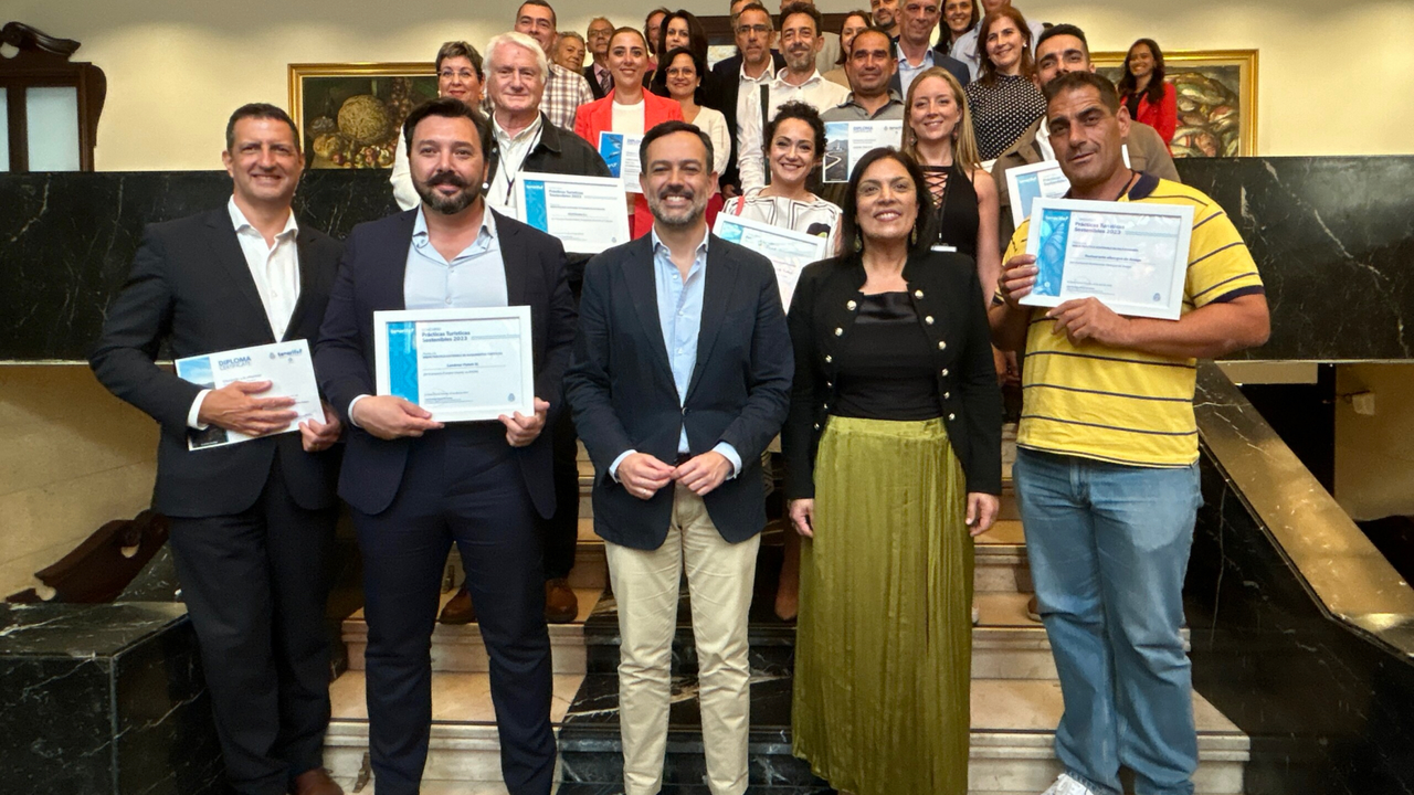 Premiados en 2024 en el concurso de Pr&aacute;cticas Tur&iacute;sticas Sostenibles de Turismo de Tenerife(1)