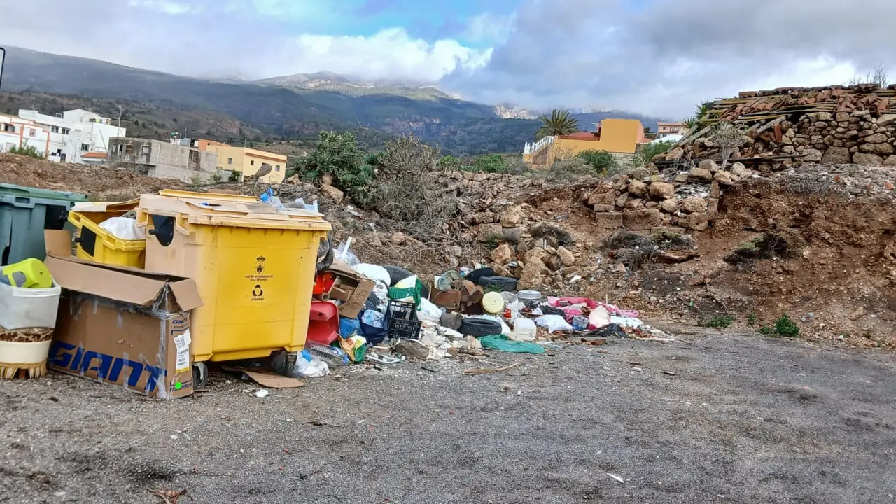 Una muestra del abandono del barrio