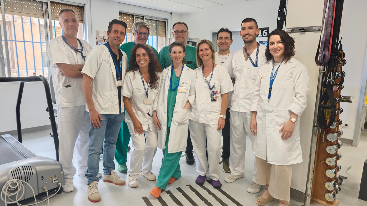 Equipo de la unidad de Rehabilitaci&oacute;n Cardiaca(1)