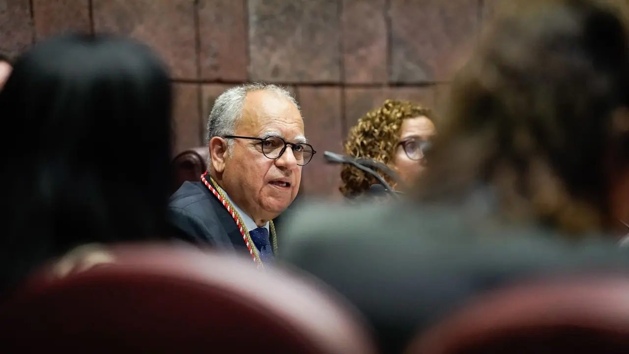 Casimiro Curbelo en la toma de posesi&oacute;n en 2023