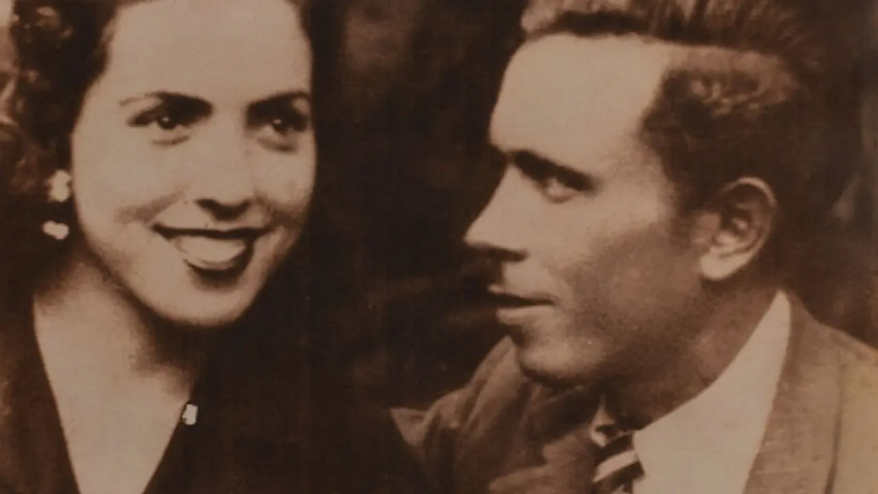 Teresa Garc&iacute;a Arteaga y su esposo Antonio Aguilar, natural de Hermigua.