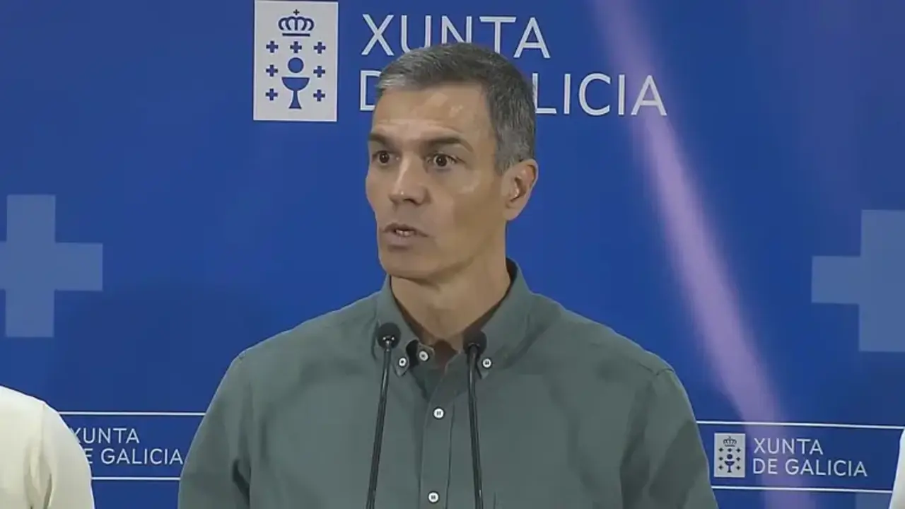 La cara expresiva de Pedro S&aacute;nchez cuando vio desvanecerse a la periodista.